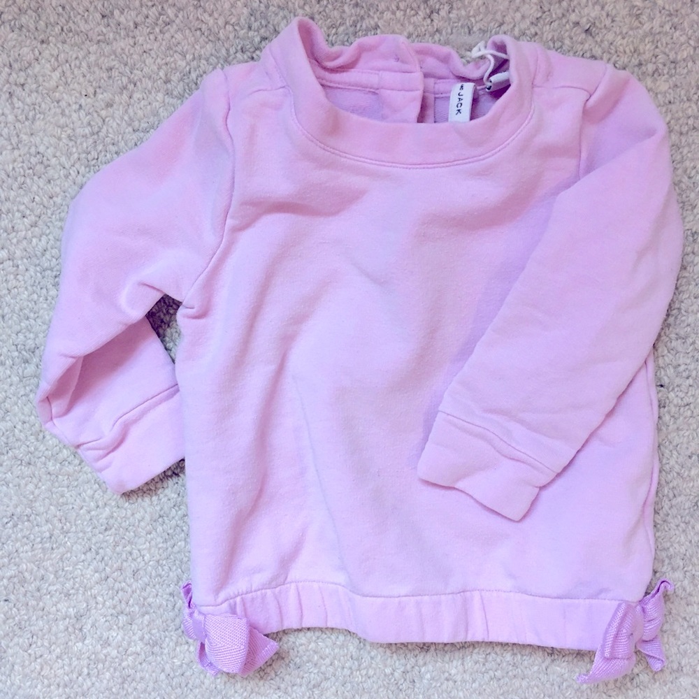 Janie and Jack Lavender Sweatshirt: 6 to 12 months - Picture 1 of 1